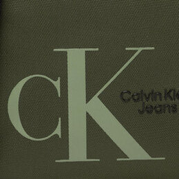 Calvin Klein Jeans: Зелёная сумка