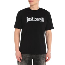 Just Cavalli: Чёрная футболка 