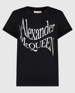 Alexander McQueen: Чёрная футболка 