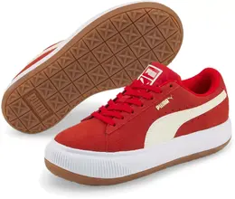 PUMA: Красные кеды  Suede Mayu