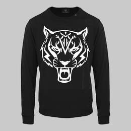 Philipp Plein: Чёрный свитшот  Tiger