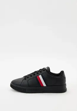 Tommy Hilfiger: Чёрные кеды 