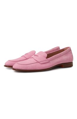 Santoni: Розовые лоферы 