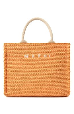 Marni: Оранжевая сумка 