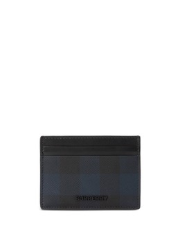 Burberry: Синий картхолдер 