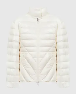 Moncler: Белый жилет 