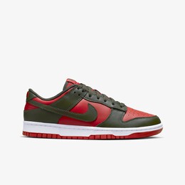 Nike: Красные кроссовки Dunk Low Retro