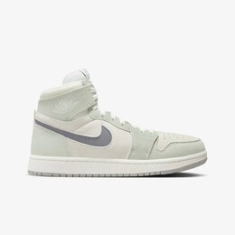 Jordan: Серые кроссовки  Air Jordan 1 Zoom