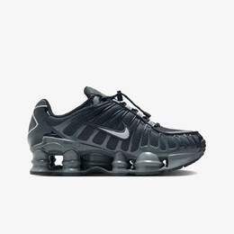 Nike: Серые кроссовки  Shox TL