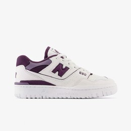 New Balance: Белые кроссовки 550