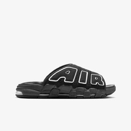 Nike: Чёрные кроссовки Air More Uptempo