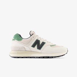 New Balance: Белые кроссовки  574