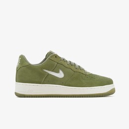 Nike: Зелёные кроссовки Air Force 1