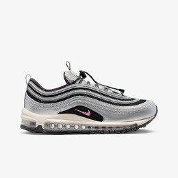 Nike: Серебристые кроссовки Air Max 97