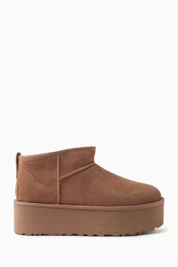 UGG: Коричневые ботинки Ultra Mini