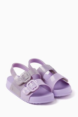 Mini Melissa: Фиолетовые сандалии