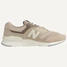 New Balance: Бежевые кроссовки 