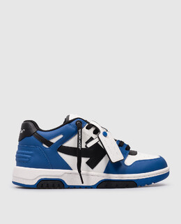Off-White: Синие кроссовки  Out of Office