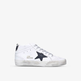 Golden Goose: Белые кроссовки  Mid Star