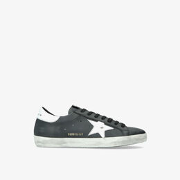 Golden Goose: Чёрные кеды  Superstar