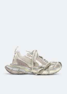 Balenciaga: Бежевые кроссовки 