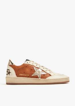 Golden Goose: Коричневые кроссовки  Ball Star