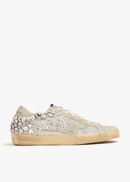 Golden Goose: Серые кроссовки  Super Star