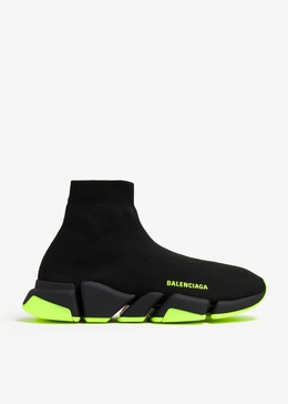 Balenciaga: Чёрные кроссовки  Speed.2