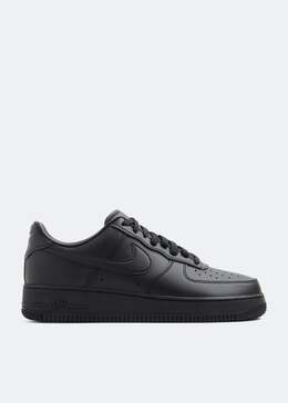 Nike: Чёрные кроссовки Air Force 1