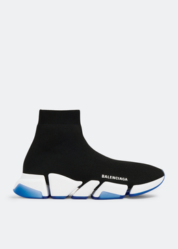 Balenciaga: Чёрные кроссовки  Speed.2