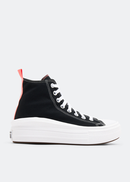 Converse: Чёрные кроссовки  Chuck Taylor All Star Move