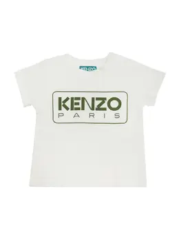 KENZO KIDS: Хлопковая футболка 