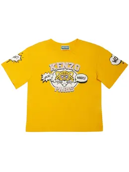 KENZO KIDS: Хлопковая футболка 