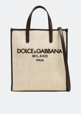 Dolce&Gabbana: Бежевая сумка 