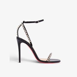 Christian Louboutin: Чёрные босоножки 