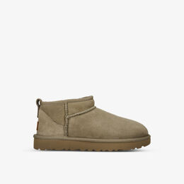 UGG: Ботинки  Ultra Mini цвета хаки