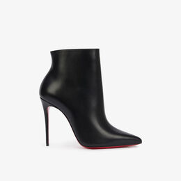 Christian Louboutin: Чёрные ботинки  Kate 100