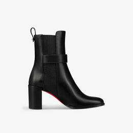 Christian Louboutin: Чёрные ботинки 