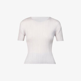 Pleats Please Issey Miyake: Трикотажный топ 