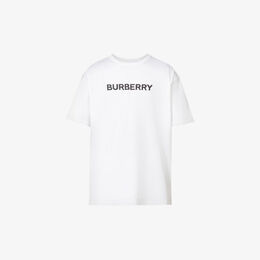 Burberry: Футболка с принтом