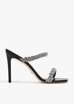 Stuart Weitzman: Чёрные сандалии  Addison