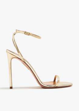 Aquazzura: Золотые сандалии 