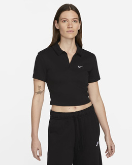 Nike: Чёрное поло Essentials