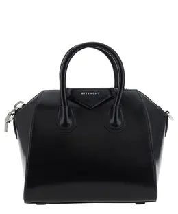 Givenchy: Блестящая сумка-шоппер  Antigona Mini