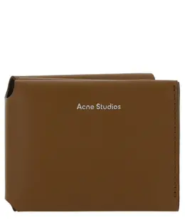 Acne Studios: Серебристый кошелёк 