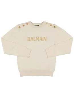 BALMAIN: Хлопковый свитер 