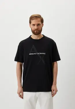 Armani Exchange: Чёрная футболка