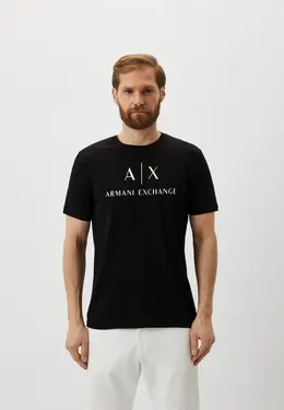 Armani Exchange: Чёрная футболка