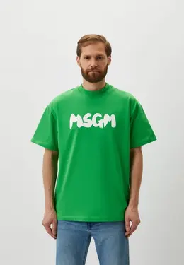 MSGM: Зелёная футболка