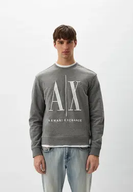 Armani Exchange: Серый свитшот 